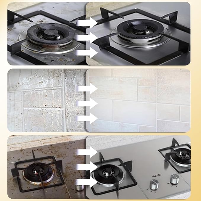 Kitchen Heavy Duty Cleaner Spray,All-Purpose Oil Stain Cleaner,Kitchen Oil Remover Degreaser Spray,All-Purpose Cleaner and Degreaser,Grease Bathroom