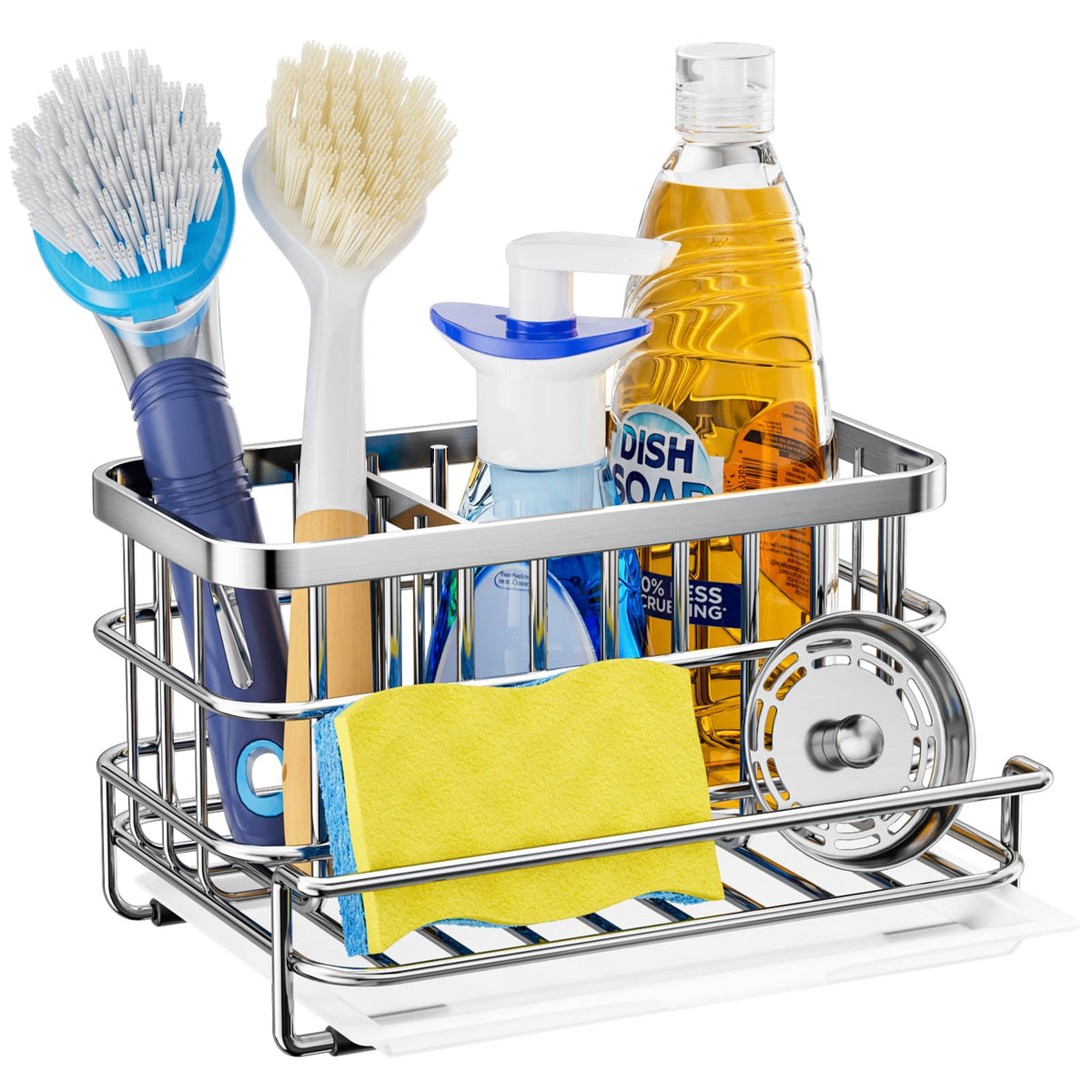HapiRm Kitchen Sink Organizer, SUS304 Stainless Steel Rustproof - Image 1