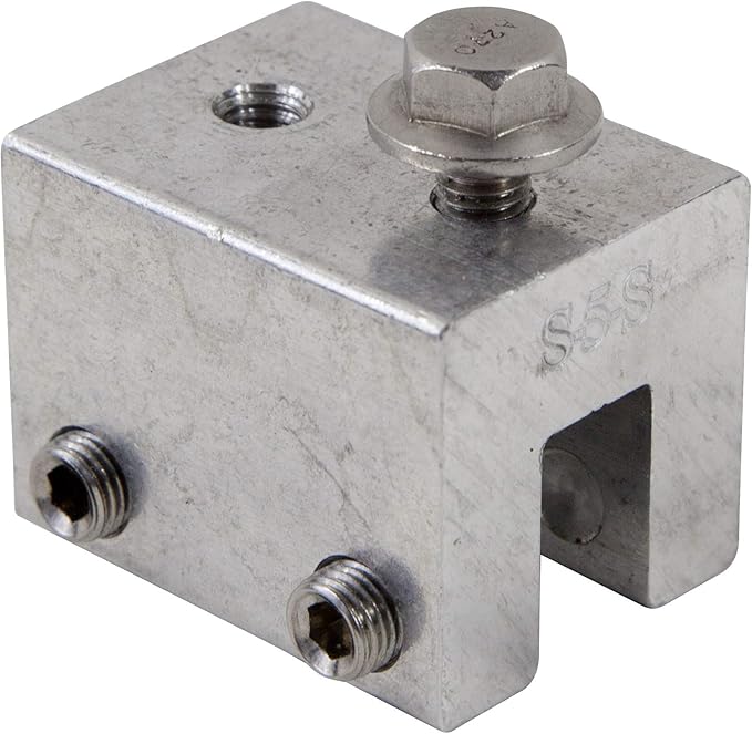 Radiant Solutions Company S5S Roof Clamp, 5-Pack for Standing Seam Metal Roof Clamps, Ideal for Heat Cable, Heat Tape, Solar Panel, Snow Guard Attachment, Made in USA