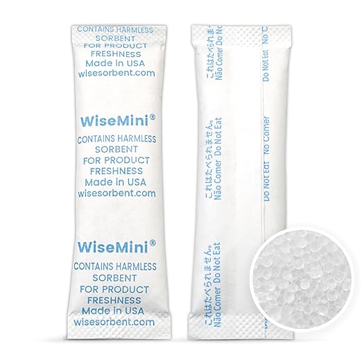 20 Pcs 5 Gram Silica Gel Packets,Desiccant Packs for Fstorage,Moisture Absorber,Desiccant Packets,Desiccant Moisture Absorbers for Storage