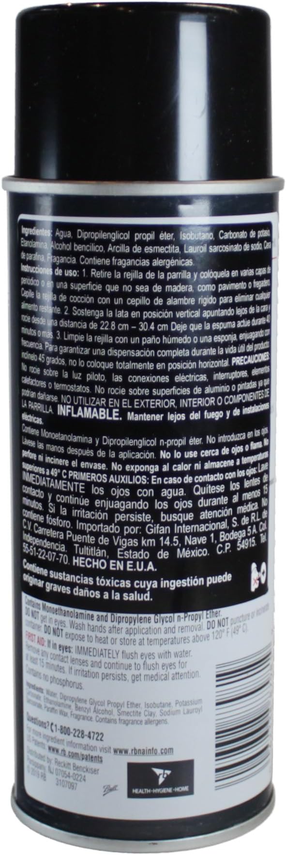 Easy Off 6233887981 14.5 oz Aerosol Can Easy-Off BBQ Grill Cleaner