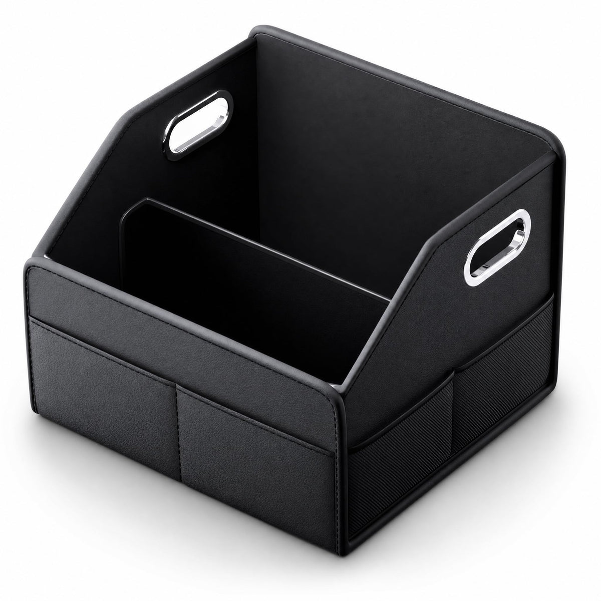 Car Storage Organizer Car Caddy Compact PU Leather | Home Organization - Image 1