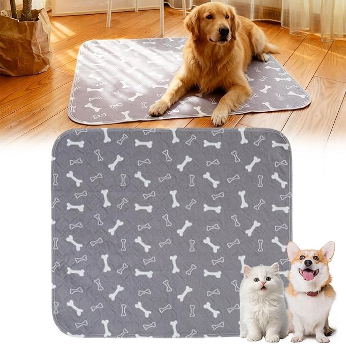 Puppy Pads with pheromones, 2026 Upgraded Washable Puppy Pads for Dogs & Cats, Pee Pad - Leak & Odor Waterproof, Non-Slip Base, Easy to Clean & Reusable (Brown-A, M: 27.6" × 31.5")