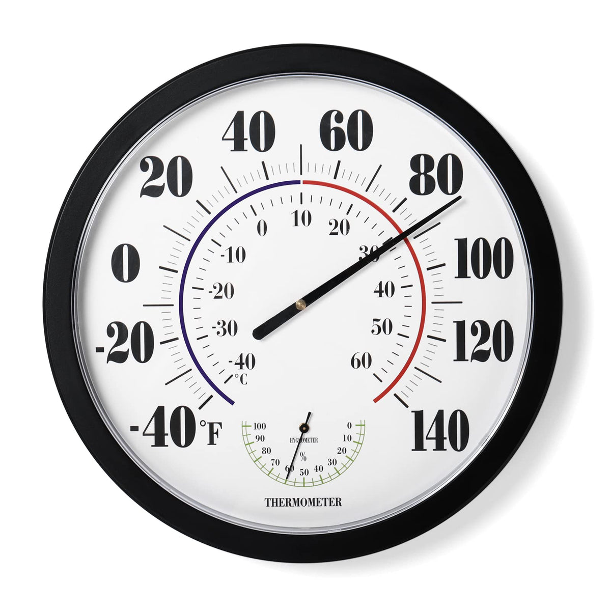 Indoor Outdoor Thermometer Wall Large Numbers Thermometer No - Image 2