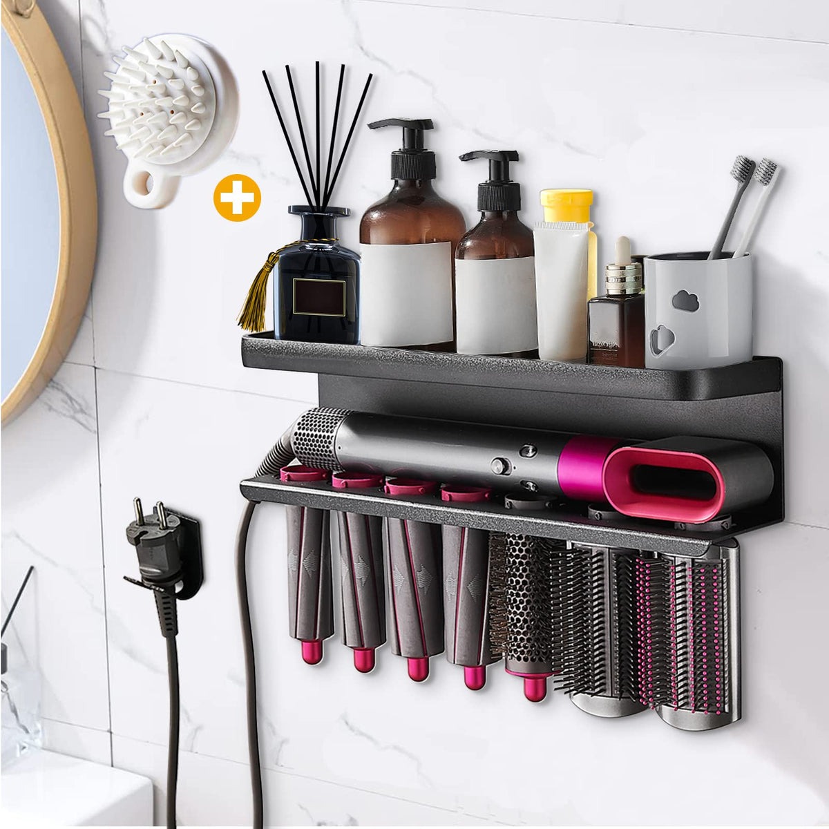 Airwrap Storage Holder Compatible with Dyson Airwrap Curling Iron - Image 1