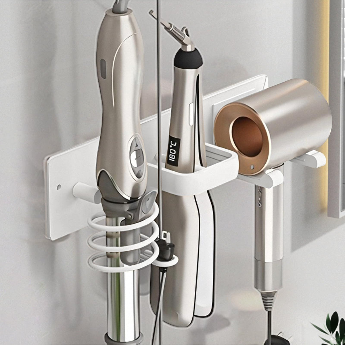 Hair Dryer Holder Wall Mounted,Blow Dryer - Image 1