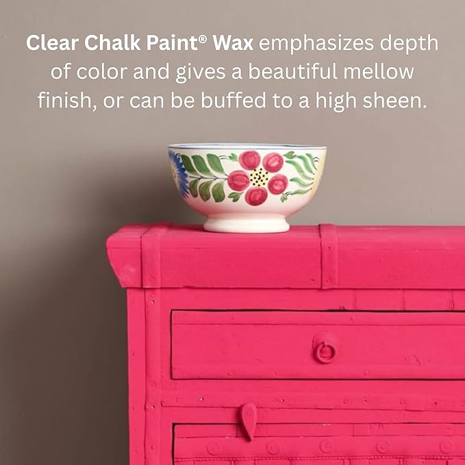 Annie Sloan Clear Chalk Paint® Wax (2.5 Liters) - Protective Furniture Wax for Paintwork | Seals, Softens & Enhances Hand-Painted Finishes