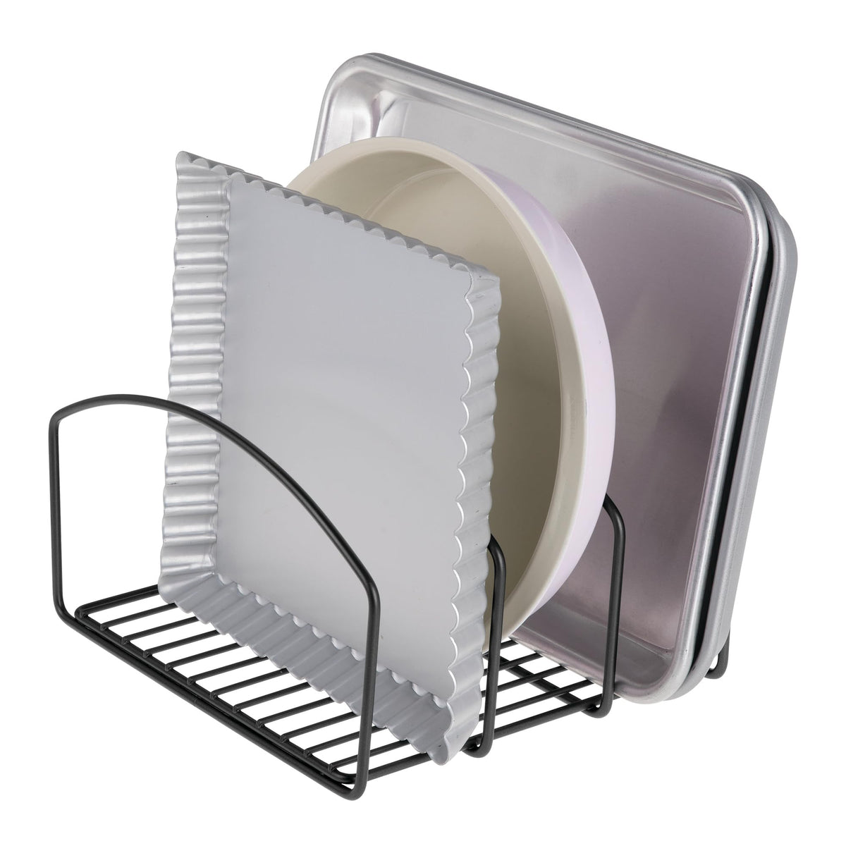 iDesign 3-Section Cookware Organizer for Cabinet - Cookware - Image 1