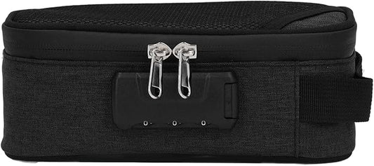 Odor Proof Pouch Organizer, Code Lock Design Smell Proof Container Portable Easy Using for Travel