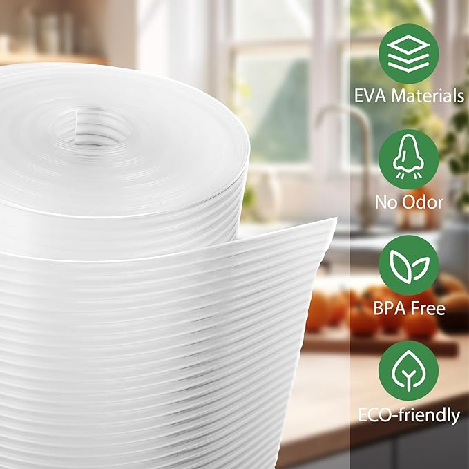 Anoak Cabinet Liner, Non Adhesive, Washable 30 Inch x 20 FT(240 Inch) Waterproof Durable Non-Slip Shelf Liner for Kitchen, Drawer, Refrigerator