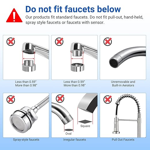 Faucet Water Filter for Sink, with LED Display Water Filter, Turbine-Powered UV Sterilization, Reduces Chlorine, Limescale, Heavy Metals, and Odors with 2 Replacement Filter