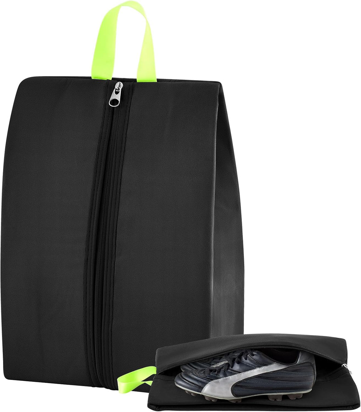 Black Cleat Bag with Activated Charcoal Odor Control