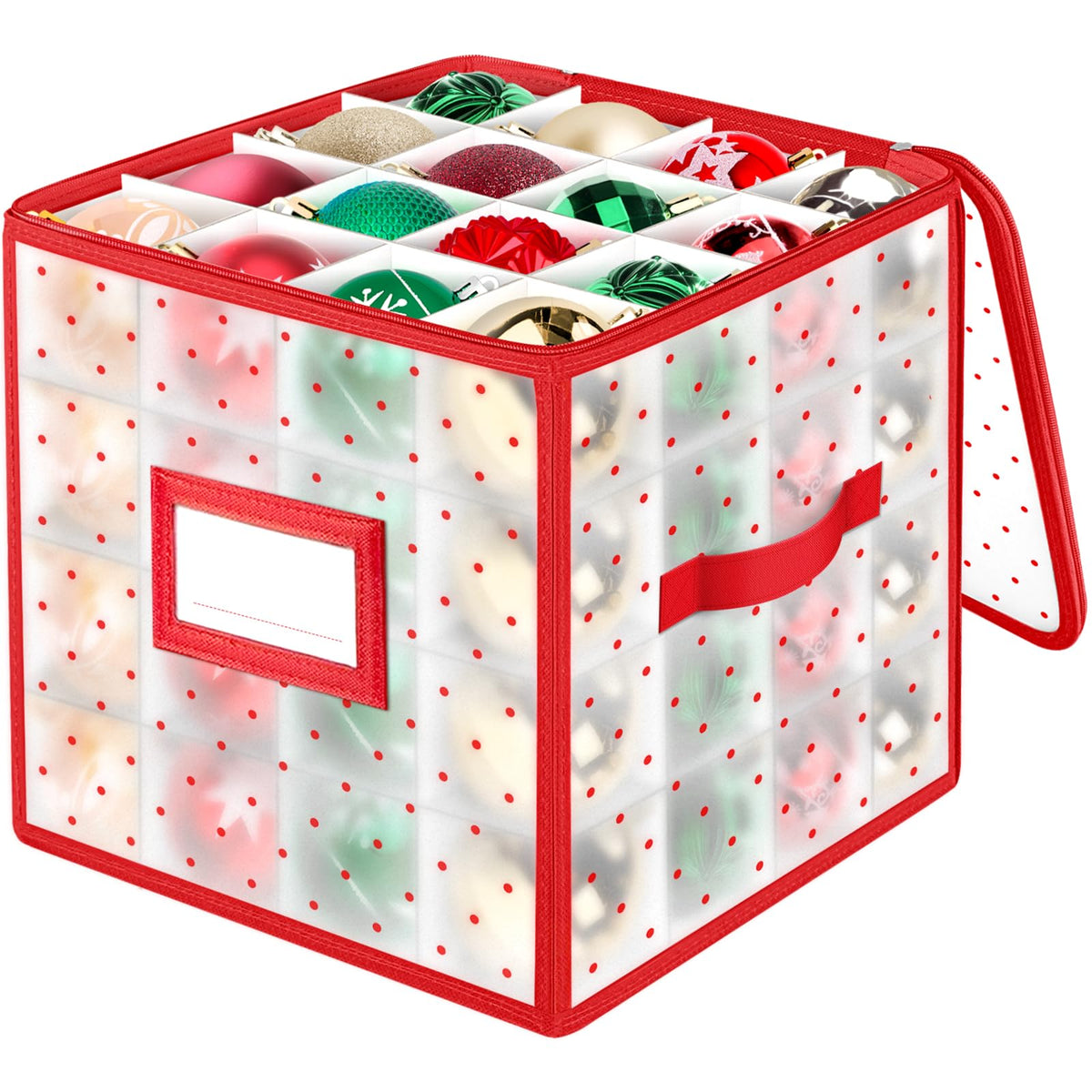 BlessedSeason Christmas Ornament Storage Box | Home Organization - Image 1