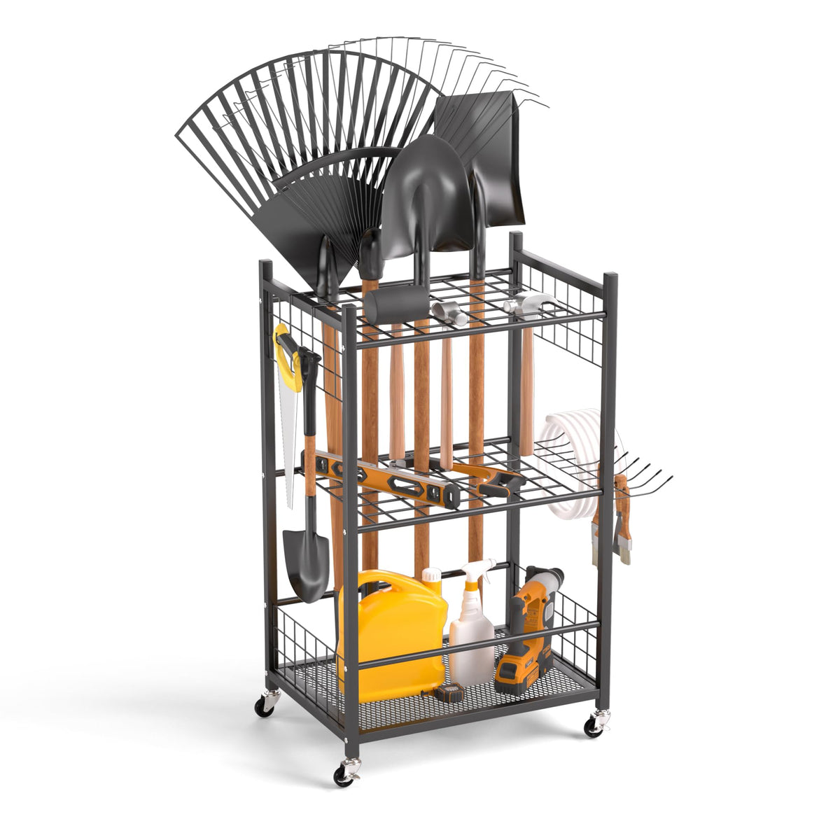 Garden Tool Organizer, Garage Tool Storage Organization - Image 1