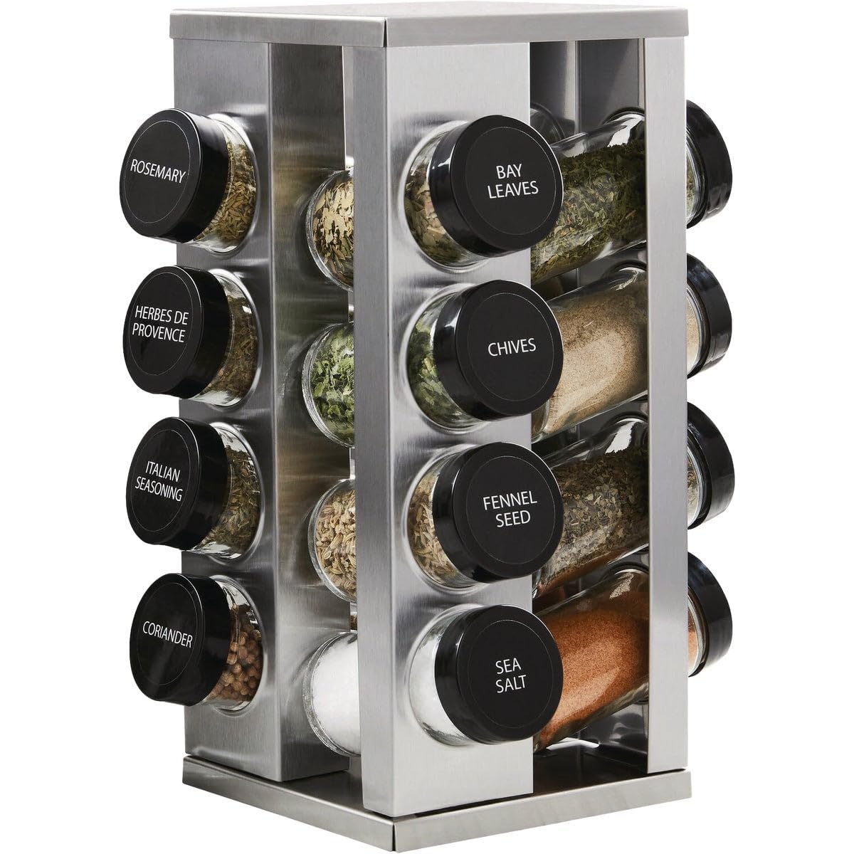 Kamenstein 16 Jar Heritage Revolving Countertop Spice Rack - Image 1