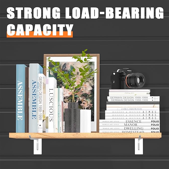 6”Slatwall Hooks,Silvery Slat Wall Display Hook, 25 PCS Slat Wall Panel Accessory Hooks