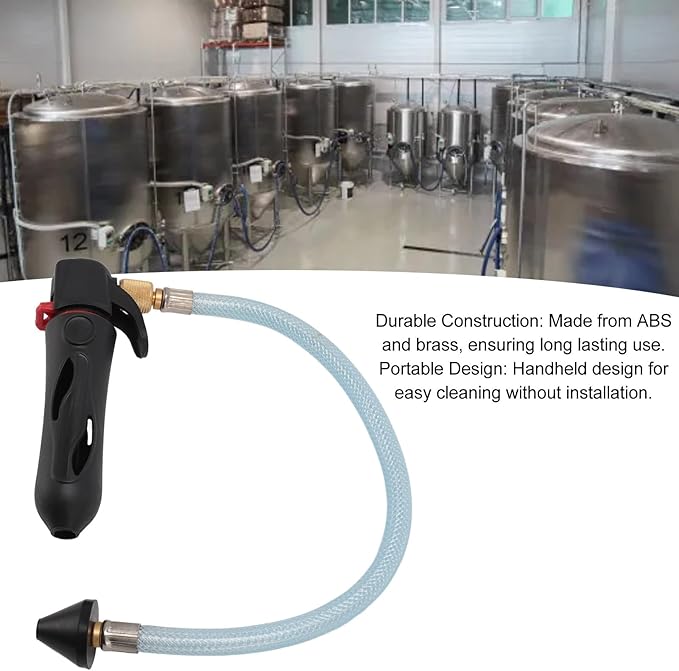AC Drain Line Cleaner Tool with Oxygenating Function - Heavy Duty, Portable HVAC Drain Hose Blaster for Blockage Removal‌
