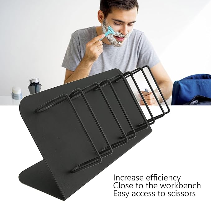 Hair Clipper Holder, Hair Clipper Storage Box, Multipurpose Wall Mounted Stainless Steel Electric Hair Trimmer Cutter Stand for Salon Tools