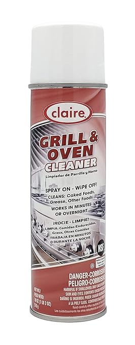 Claire Grill and Oven Cleaner; 18 oz. can, red (CL826-1)
