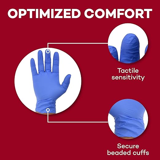 Dealmed Medical Exam Gloves – 2000 Count Small Nitrile Gloves, Disposable Non-Irritating Latex Free, Multi-Purpose Use for a First Aid Kit and Medical Facilities