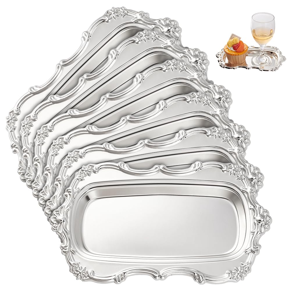 NBEADS Serving Platter Jewelry Display Tray, 6 Pcs - Image 1