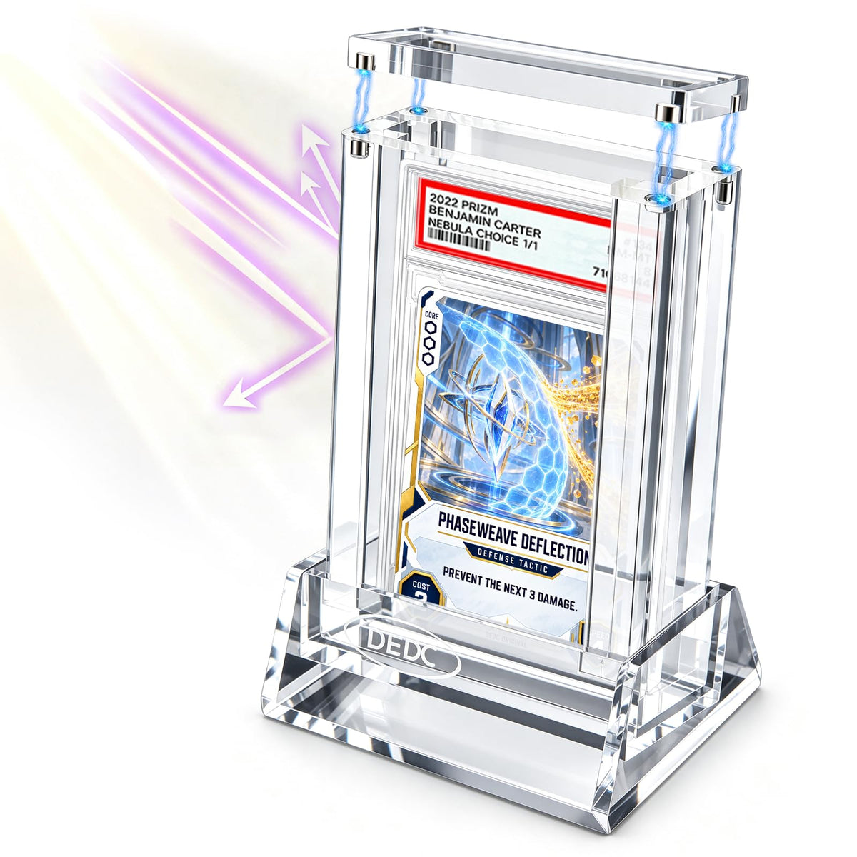 DEDC Graded Card Acrylic Display Case for PSA BGS CGC TAG Slab - Image 1