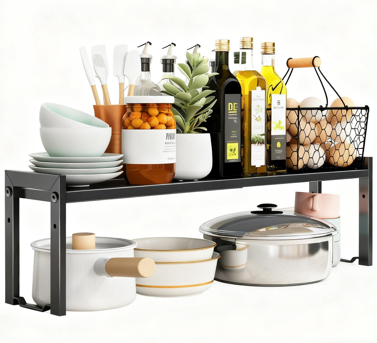 Expandable Cabinet Shelf 7.9"D Adjustable Countertop | All Products - Image 1