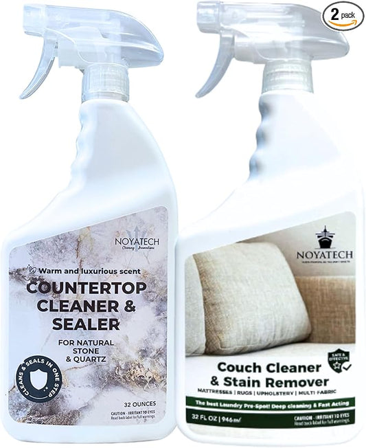 Couch Cleaner and Stain Remover Spray – Professional Strength, Multi-Surface Fabric and Upholstery Cleaner – Pet-Safe, Non-Toxic, Quick-Drying for Couches, Sofas & Car Interiors