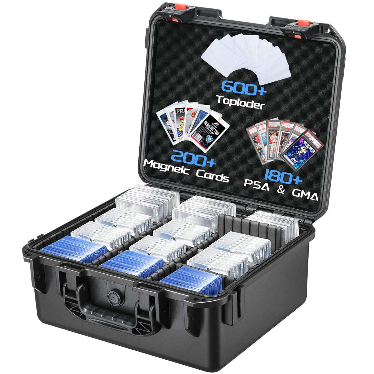 Graded Card Case Storage Box - Fits PSA BGS SGC Toploaders - Image 1