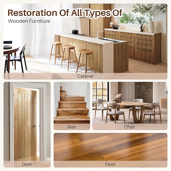 Floor Repair Kit with Heat Pen - 11 Colors Wax Blocks for Quick Wax Melting, Professional Vinyl Laminate Floor Repair Kit, to Restore Scratches, Stains, Cracks, Holes on Floors, Doors, Cabinet
