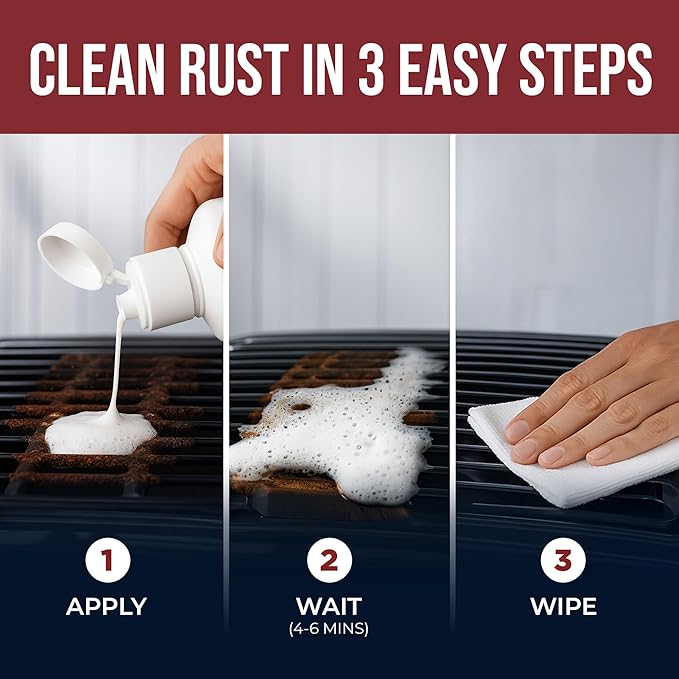 Non-Toxic Stainless Steel Rust Remover & Stain Cleaner - NSF Approved - 4oz