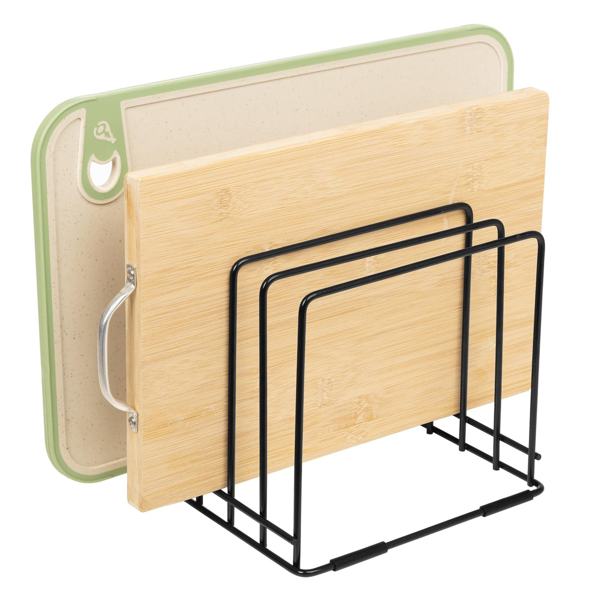 Cutting Board Holder, 1.2 in. Wide Slots Cabinet Organizer - Image 1