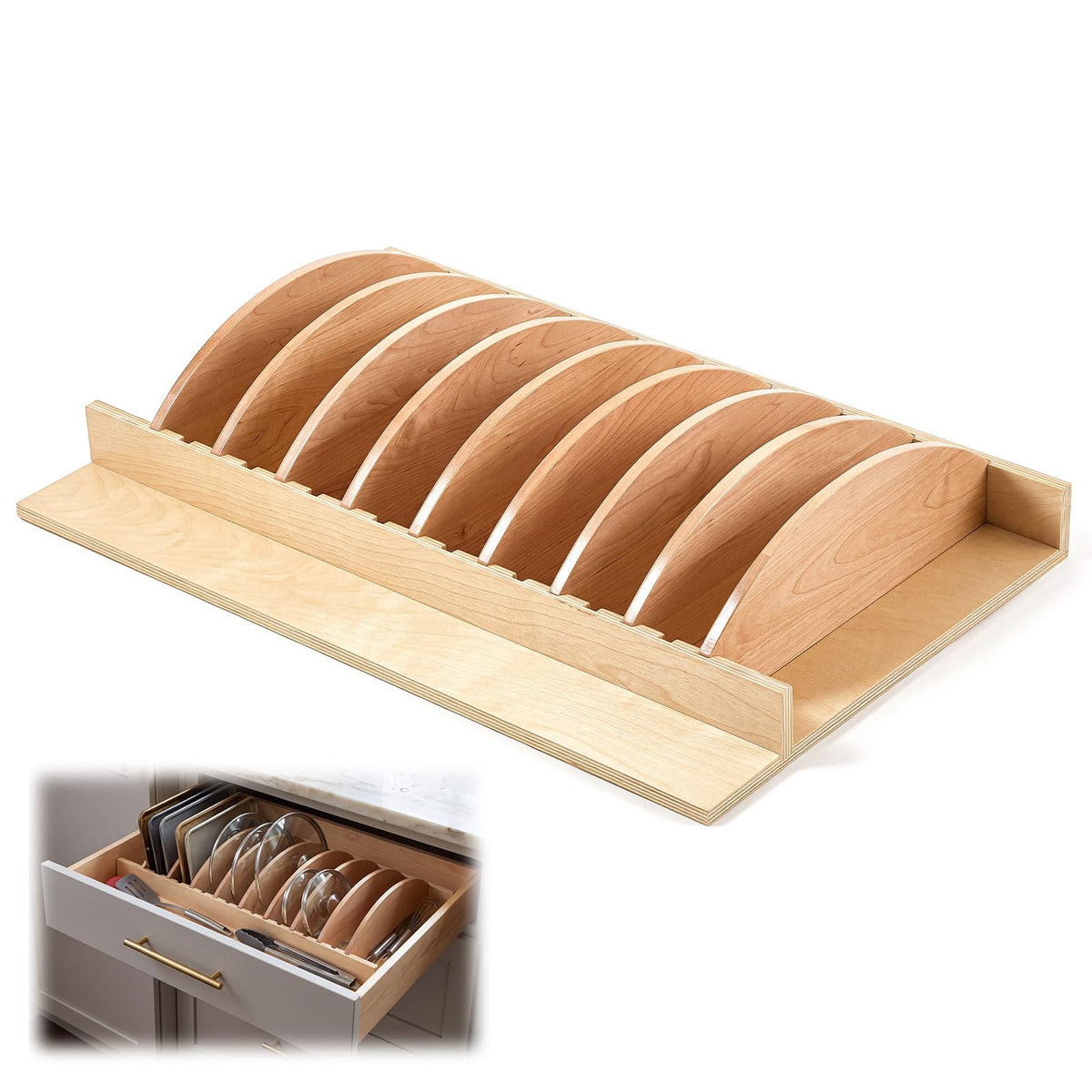 Nuanchu 1 Set Shelf Adjustable Deep Drawer Insert | Home Organization - Image 1