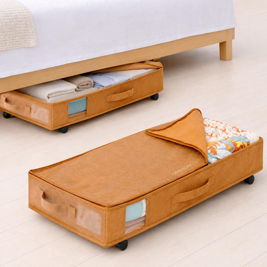 53L Under Bed Storage with Wheels | 31.5 L × 24 × 6.5 Inches - Image 1