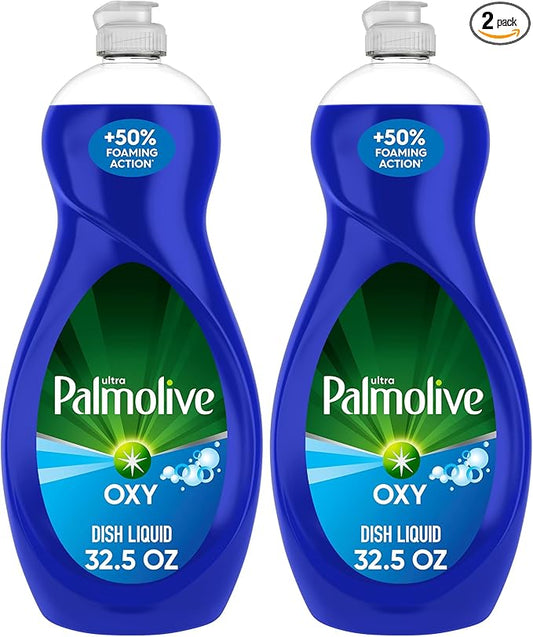 Palmolive Ultra Dish Liquid Oxy Power Degreaser, 32.5 Fl Oz (Pack of 2)