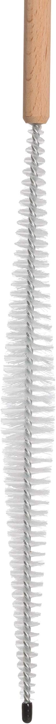 REDECKER Inter-Digital Toe Brush, Extra-Long 31-1/2 inches Beechwood Handle, Soft Nylon Bristles, Easy Way to Clean Between Toes - Long Handled Brush to Clean Between Toes - Made in Germany