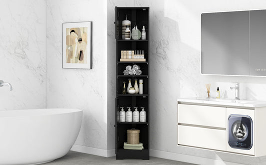 Favfurish Corner Bathroom Cabinet with Adjustable Shelves, 2 - Image 1