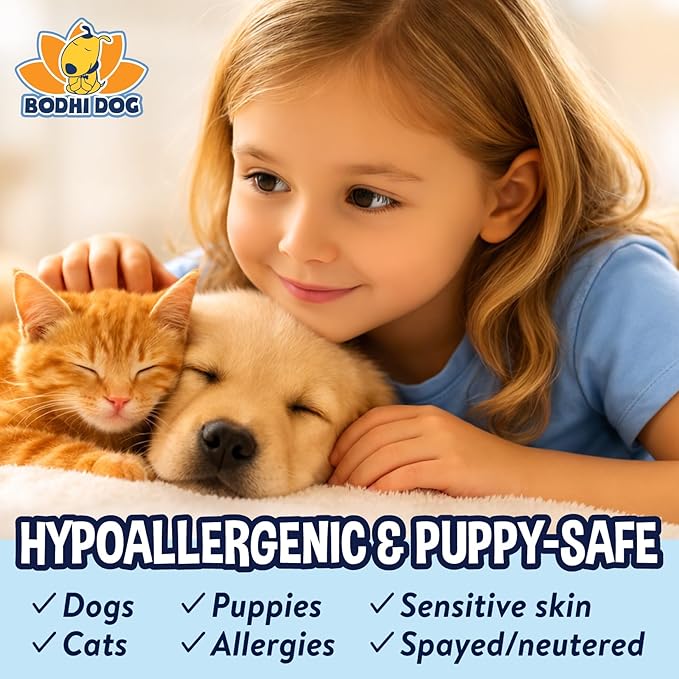 Bodhi Dog Waterless Shampoo - Natural Dry Shampoo for Dogs & Cats - Neutralizes Pet Odor - No Rinse Required - Made of Natural Extracts - Safe for Sensitive Skin - Oatmeal & Apple (8 Fl Oz)