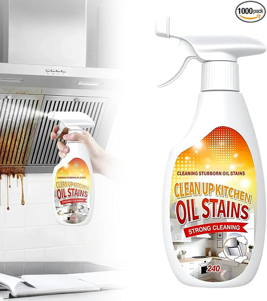 Heavy Duty Degreaser, 2025 Upgrade Kitchen Cleaner, Multipurpose Oil Stain Remover, Strong Grill Cleaner for Restaurant, Cleaning Spray for Home Chefs (1)