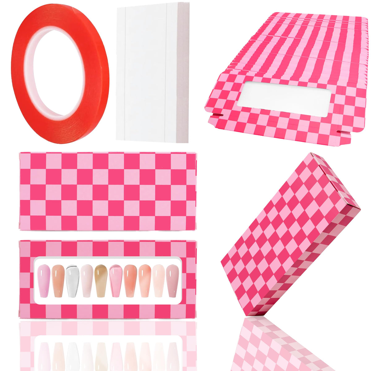35 Pcs Press On Nail Storage Empty Nail Organizer Box - Image 1