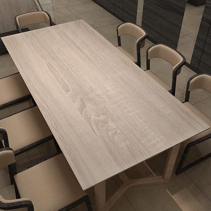 23.6"x 196.8" Natural Gray Oak Contact Paper for Cabinets Wood Textured Wallpaper Peel and Stick Kitchen Bathroom Wallpaper Vintage Wood Grain Vinyl Wrap Self Stick Wall Paper Renter Friendly