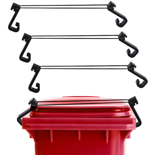 IMPRESA Trash Can Locks for Animals - 3 Pack, Keeps Outdoor Bins - Image 1