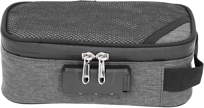 Odor Proof Pouch Organizer, Code Lock Design Smell Proof Container Portable Easy Using for Travel