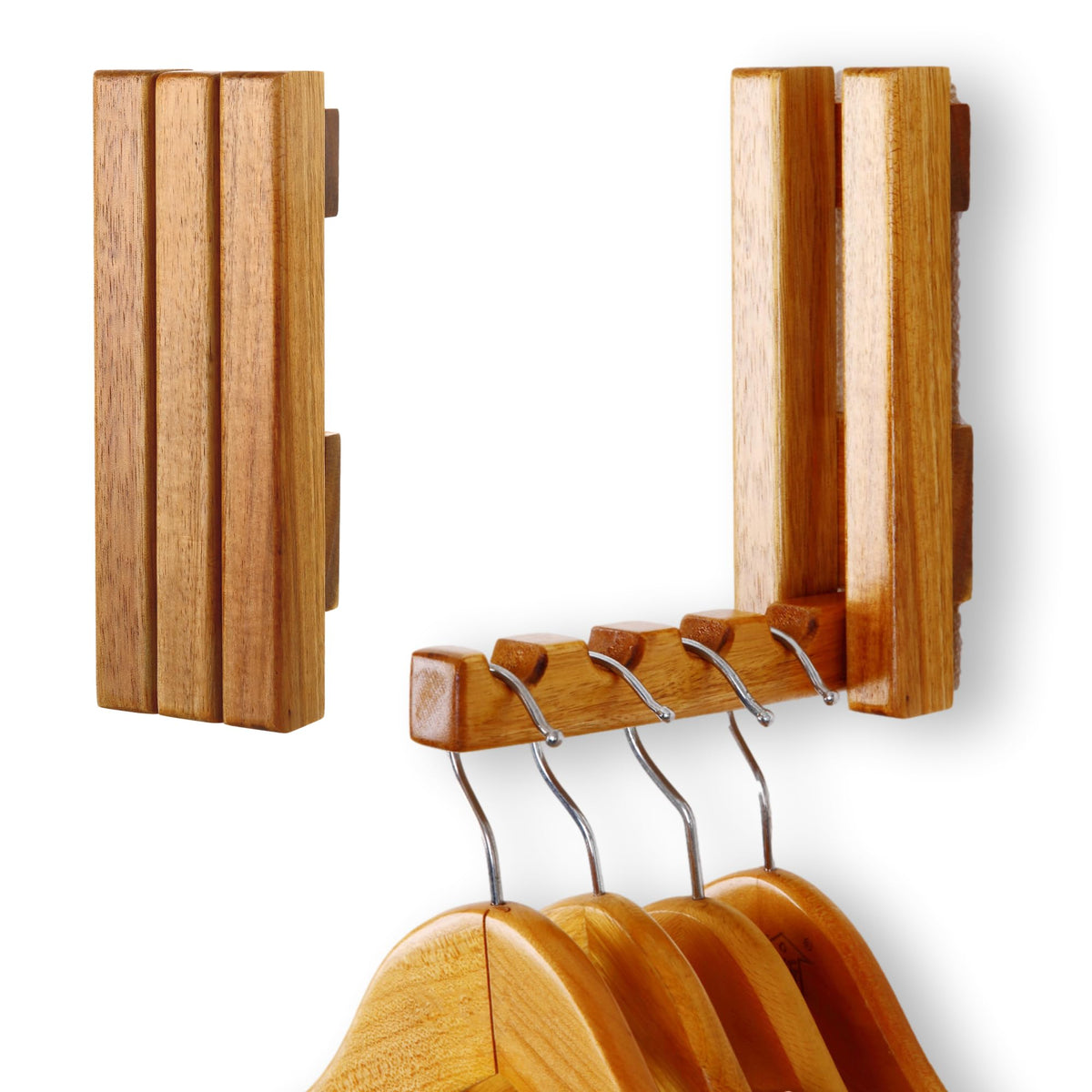 Clothes Drying Rack Wall Mounted, Foldaway Clothes Rail - Image 1