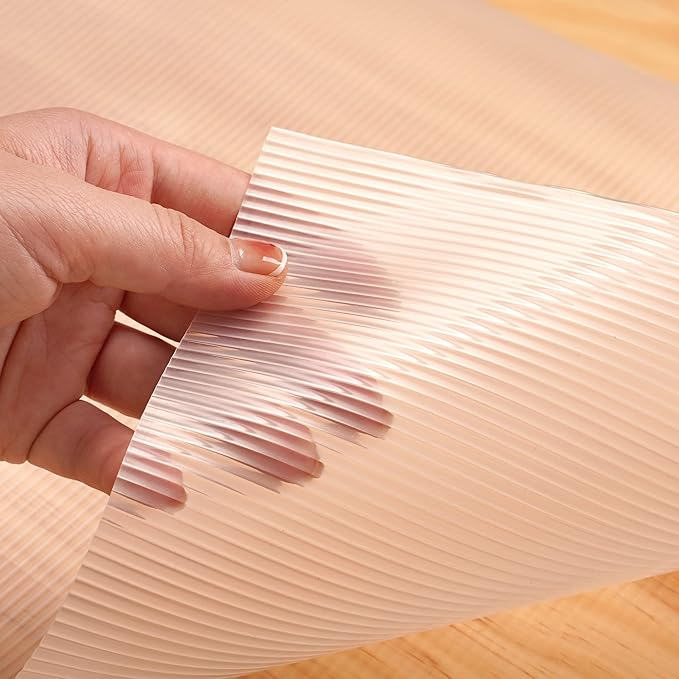 Shelf Liner,Non-Adhesive Drawer Liner,Food-Grade Material for Kitchen Cabinets Liner,Non-Slip Cupboard Liners Kitchen Drawer Liners Bathroom Shelves Liners (12 inches x 10 Feet)