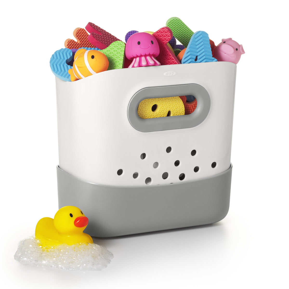 OXO Tot Stand Up Bath Toy Storage Organizer, 7.1 L - Image 1