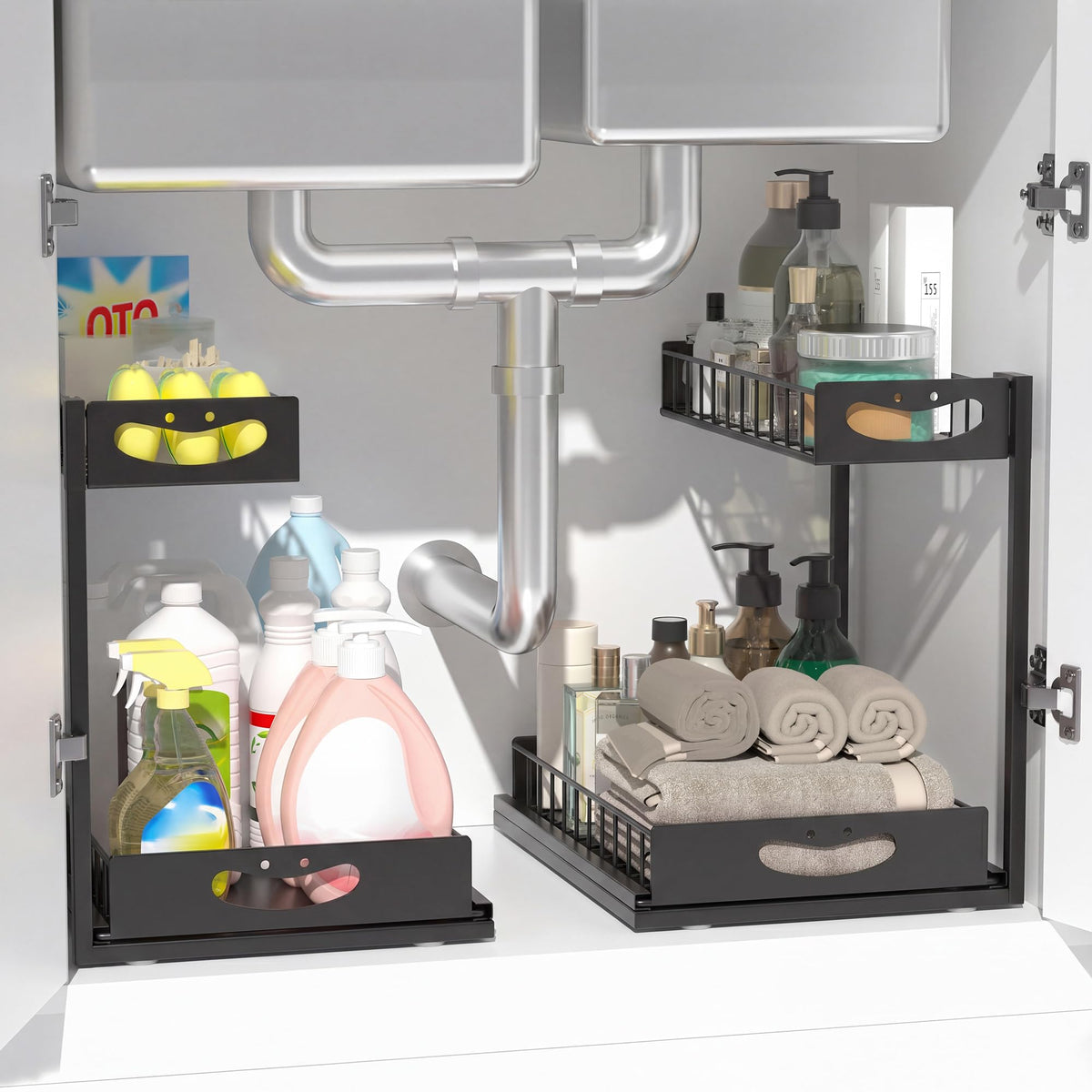 Under Sink Organizer with Pull-Out Drawers,Kitchen S | All Products - Image 1