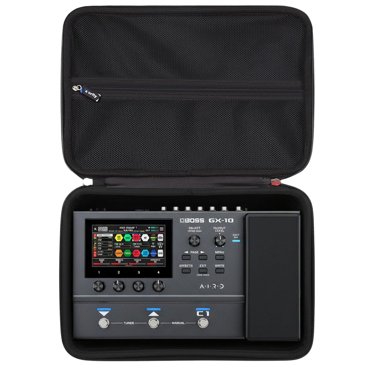 Case for Boss GX-10 Guitar Effects Processor, Hard Travel - Image 1