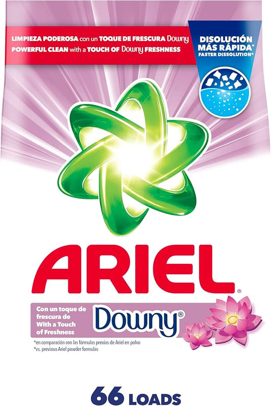 Ariel with a Touch of Downy Freshness, Powder Laundry Detergent, 105.8 ounces, 66 Loads