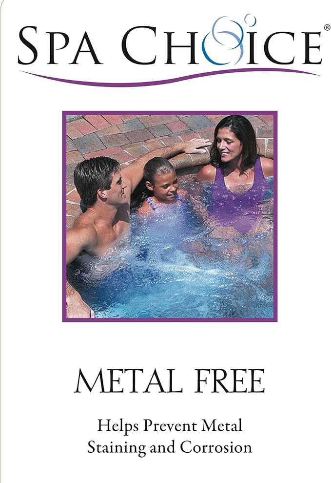 SpaChoice 1-Pint 2-Pack Premium Metal Free, Metal Gone for Spa Hot Tub, Made in USA